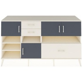 Resim Hyperion Konsol 7 Raflı 3 Çekmeceli 4 Kapaklı 176x44x99 Aytaşı-an Aytaşı-antrasit/aytaşı 