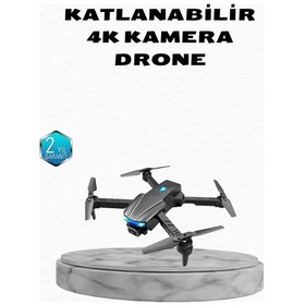 Resim 4k Kamera Özellikli Katlanabilir Drone Wi-fi Ve Yükseklik Sabitlemeli - 