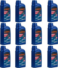 Resim Lubex Rapidus 20W-50 1 L 4 Zamanlı Motosiklet Yağı (12 Adet) 
