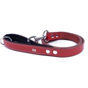 Resim Doggie Konforlu Deri El Yapımı Köpek Gezdirme Kayışı 3 x 100 CM Kırmızı 