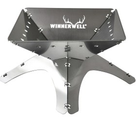 Resim Paslanmaz Çelik Katlanır Ateş Çukuru 