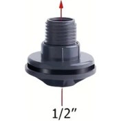 Resim Cloudstore Sızdırmaz Pvc Su Tankı Bağlantısı 1/2 İç Diş 28mm Dış Diş Raised Grip 