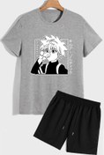 Resim Trend Sizde Unisex Anime Şort T-shirt Eşofman Takımı 