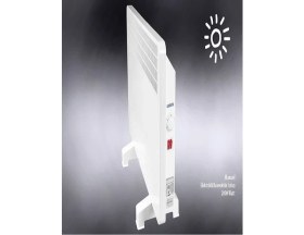 Resim Solaris KIP4570 2000 W Manuel Konvektör Isıtıcı Beyaz Renk 45x70x8 cm Konveksiyonel Tasarım 