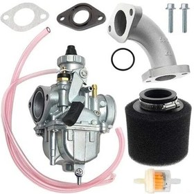 Resim Vkemall Off-road Araçları İçin Mikuni 26mm Vm22 Karbüratör Seti: Hava Filtresi, Giriş Borusu Ve Yakıt Filtresi Dahil 