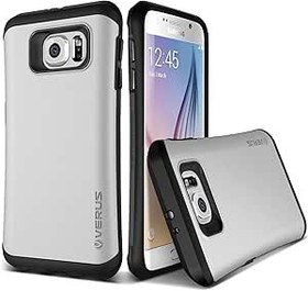 Resim Vrs Design VRSHDS6 Galaxy S6 Hard Drop Kılıf, Arka Kapak, Gümüş 