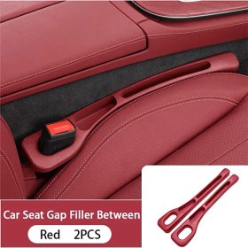 Resim Yeni Nesil Esnek Telefon Cüzdan Anahtar Para Düşme Engelleyici Araç Koltuk Arası Düzenleyici Kırmızı 