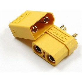 Resim Xt90 Konnektör Dişi Erkek Soket Çifti Lipo Pil Batarya Bağlantı Konnektörü 90a Yüksek Akım Rc Drone 