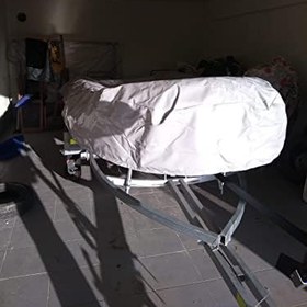 Resim Şişme Bot Kapama Brandası 5 metre Konsollu Model Eni 2.70 Botlar İçin 