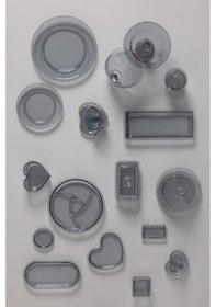 Resim Karaca Glory Antrasit Kayık Tabak 30 cm 