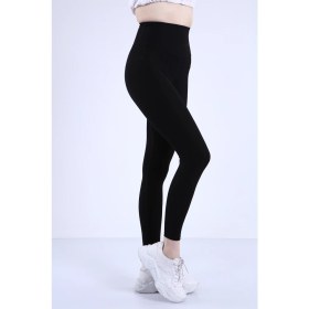 Resim Hiem Siyah Yüksek Bel Tayt Extra Esnek 