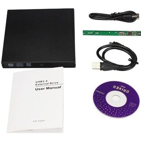 Resim Ancheyn USB Sata Harici 9.5mm DVD RW Writer External Slim Harici Caddy 5114 