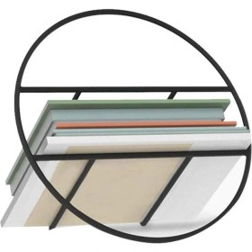 Resim Metal Dergi Düzenleyici Masaüstü Organizer Kitaplık 