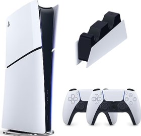 Resim Sony Playstation 5 Slim Dijital + 2. DualSense Ps5 Kol + Sarj İstasyonu (İthalatçı Garantili) 