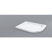 Resim Shower 80X150 Oval Asimetrik Flat Duş Teknesi 
