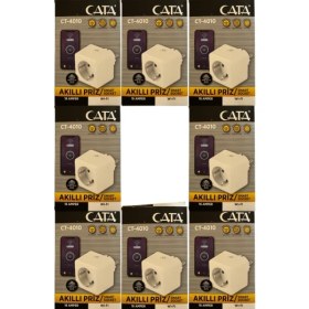 Resim Cata CT-4010 Wifi Üzerinden Kontrol Edilebilen Akıllı Priz (8 Adet) 