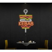Resim Twins Led Kebab Yazılı Ve Şekilli Neon Tabela Amber Model:model:62453366 Amber 
