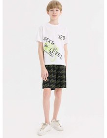 Resim DeFacto Erkek Çocuk Xbox Pijama Takımı Kısa Kollu Üst Şort E0339A825SMWT34 