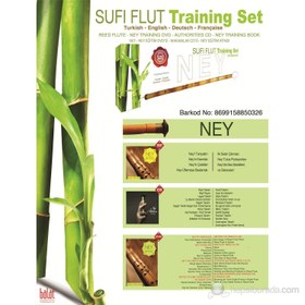 Resim Ney Kamış Eğitim Seti (1 Ney + 1 CD + 1 DVD + 1 Kitap) 