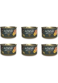 Resim Schesir After Dark Parça Etli Tavuklu Kedi Konserve 80 Gr. X 6 Adet 