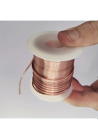 Resim Chuangyinshop 1.5mm 60ft Parlak Yumuşak Bakır Tel Rulosu Endüstriyel Elektrik 