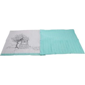 Resim Hobby Nelly Kurulama Bezi, Mutfak Havlusu 2'li 50 X 70 Yeşil Ve Gri 