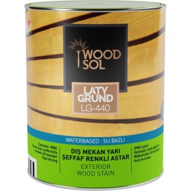 Resim Woodsol Latygrund Dış Mekan Yarı Şeffaf Renkli Ahşap Astar 0000 Clear 0.75 l 