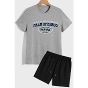 Resim Trendypassion Palm Şort T-Shirt Eşofman Takımı 