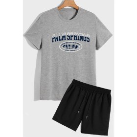 Resim Trendypassion Palm Şort T-Shirt Eşofman Takımı 
