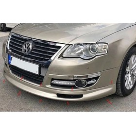 Resim Volkswagen Passat B6 Ön Ek Karlık Mat Siyah Plastik 2005 2006 2007 2008 2009 2010 