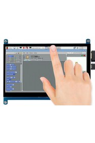Resim TLS Robotik Waveshare 7 inch HDMI LCD Kapasitif Dokunmatik Ekran IPS 1024x600 (C) 