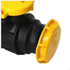 Resim Pazly İbc Tankı Adaptörü, Plastik Kırmızı Vana, Bahçe Suyu Konteyner Adaptörü 