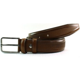 Resim Mentor Regalo Deri Kemer Kahve Lazer Desen 81053 Kahverengi 