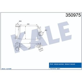Resim Intercooler Al/Pl/Brz Qashqai Renault Megane 4 1.6 Dic 504646641 