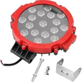 Resim Gpr 7 Inc 17 LED 51 W Beyaz Gündüz Ledi Yayıcı Delici Off Road Far Çalışma Lambası Sis Lambası 