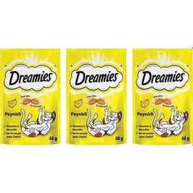Resim Dreamies Peynirli Kedi Ödül Bisküvisi 3 x 60 G 