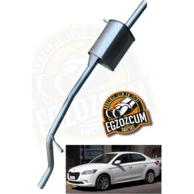 Resim Egzozcum Peugeot 301 Arka Borulu Susturucu Egzoz Pejo Arka Eksoz 