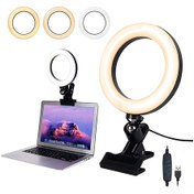 Resim Youmex 8 İnç Led Yüz Aydınlatıcı, 3 Renk Tonu Ve 10 Seviye Parlaklık Ayarlı, Usb Beslemeli, Canlı Yayın/selfie/video Konferans İçin 