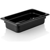 Resim Plastport Kırılmaz Gastronom Küvet - Siyah 1/4-65 