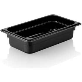 Resim Plastport Kırılmaz Gastronom Küvet - Siyah 1/4-65 