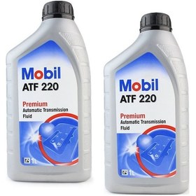 Resim Mobil Atf 220 Kırmızı Şanzıman ve Direksiyon Yağı 2 x 1 L 
