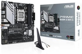 Resim Asus Prime B650M-A WIFI II AMD B650 Soket AM5 DDR5 6400(OC) MHz mATX Gaming (Oyuncu) Anakart 