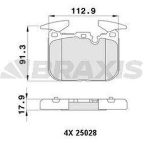 Resim Aa0449 Fren Balatası On Bmw F20 F21 F30 F31 F34 F36 