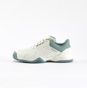 Resim Decathlon Çocuk Bağcıklı Tenis Ayakkabısı - Beyaz/kil Rengi - 35/39 Numara - Ts Strong Jr 