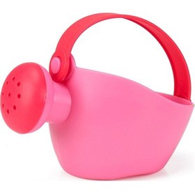 Resim Wezone Çocuklar İçin Eğitici Sulama Kova Oyunu - Plastik Renkli Bahçe Ve Plaj Oyuncağı - El Becerisi Geliştirici Pembe Kova + Kırmızı Sap 