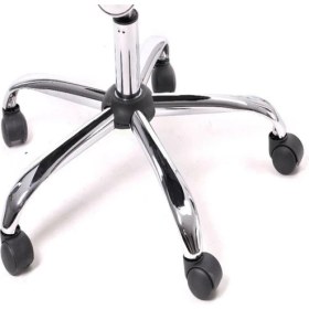 Resim Taka Amortisör Yönetici Ofis Çalışma Koltuğu Için Kromaj Yıldız Ayak Yıldız Ayak ve Amortisör Takım 