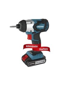 Resim Proter PST 360 T 20V 2 Ah Li-ion Akülü Kömürsüz Darbeli Vidalama 