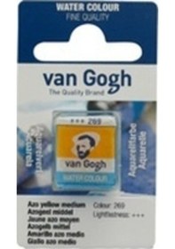 Resim Talens Van Gogh 1/2 Tablet Sulu Boya 269 Azo Yellow Medium 