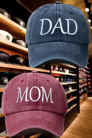 Resim CAP BROS DAD & MOM Nakışlı Eskitme Şapka Kep 