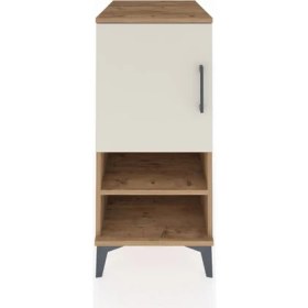 Resim Kronos Komodin 3 Raflı Tek Kapaklı 44X59X96 Çam-Aytaşı 